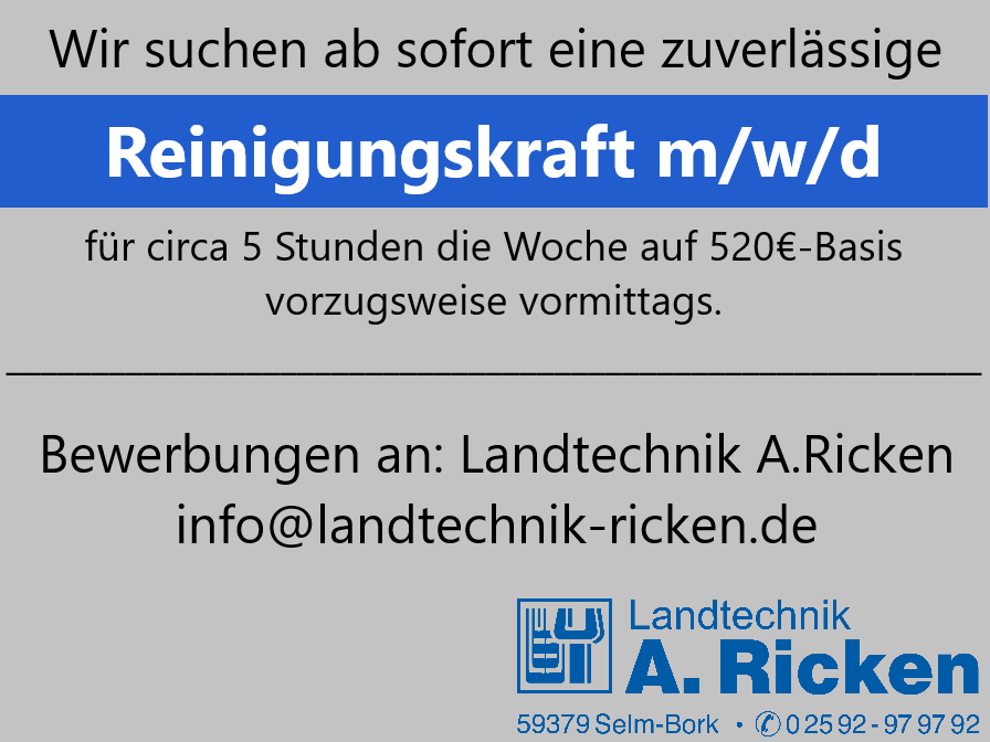 Wir suchen dich!